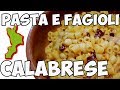 Pasta e Fagioli alla Calabrese in 2 versioni - Cottura nella pignata sul fuoco