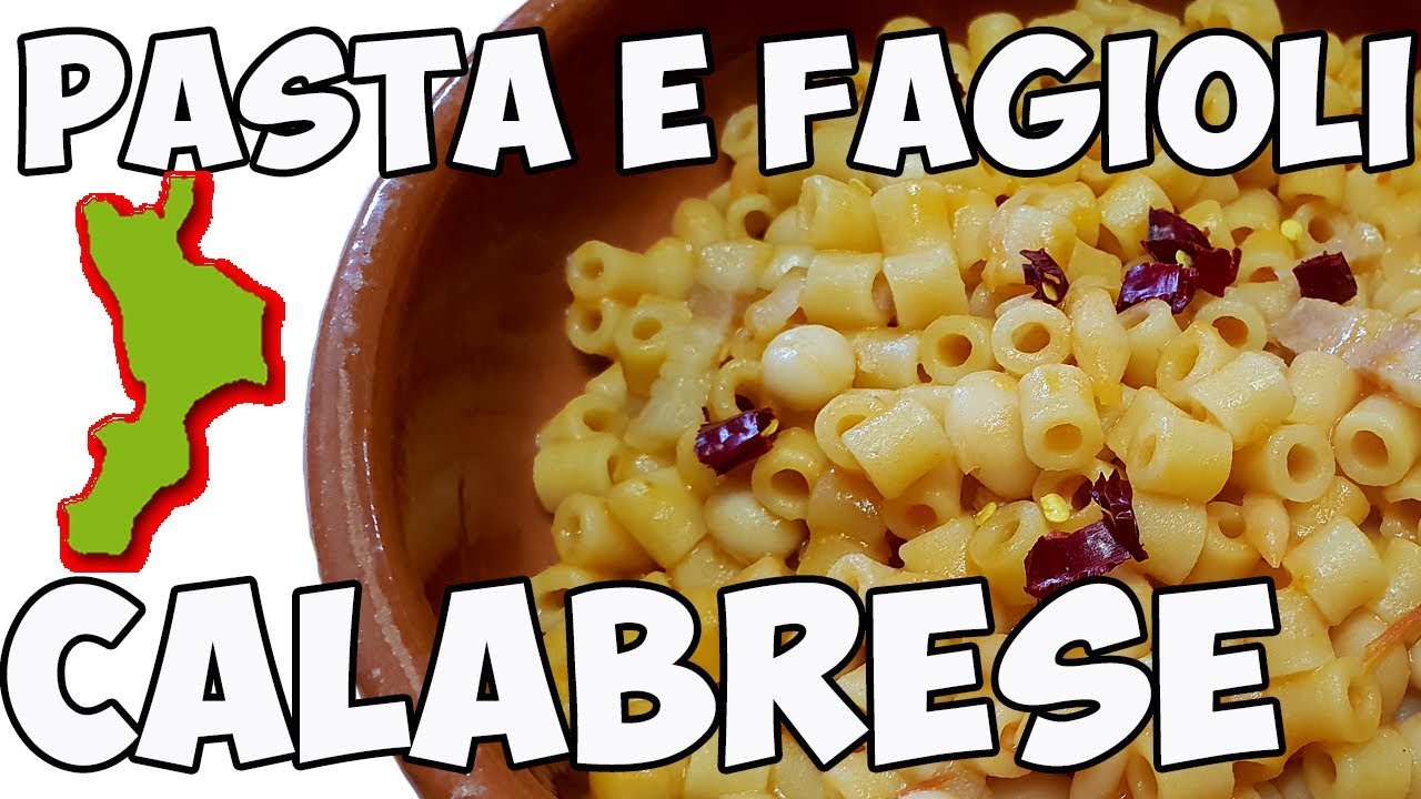 Pasta e Fagioli alla Calabrese in 2 versioni - Cottura nella pignata sul fuoco