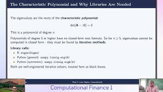 Lecture 2 (Part 4):  The Shape of Risk: Eigenvalues