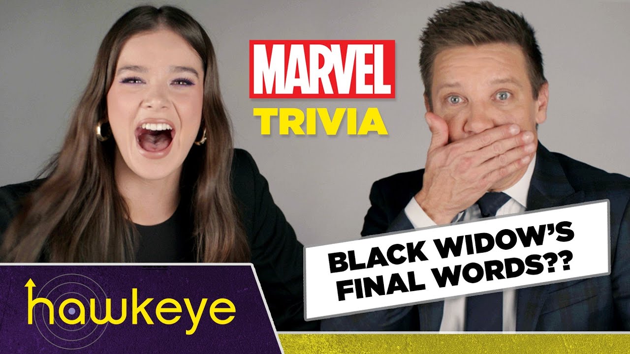 Download "Hawkeye" Stars Jeremy Renner And Hailee Steinfeld Take An MCU Trivia Quiz
