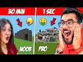 Pro vs noob build battle minecraft   hitesh ks