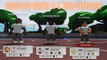 USING MY ROOKIE 4 C TRUE DEFENDER | RB WORLD 3