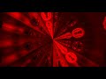 10 hours Red Fractal Neon Tunnel 4k uhd 60fps Screensaver Vj Loop