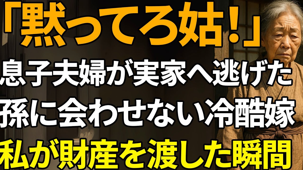「母さん、嫁の実家に行く」―孫を置いて消えた息子夫婦に絶縁宣言。2億円を下ろした75歳母の決断 【シニアライフ】【60代以上の方へ】