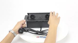 Table Power Socket US multifunctional hidden desktop pop up socket outlets
