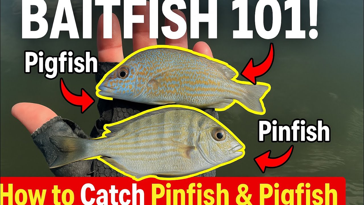 Fishing for Pinfish and Pigfish for Bait: Expert Advice on Bait, Hooks ...