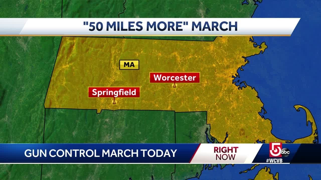 Gun control activists marching 50 miles to Smith & Wesson HQ