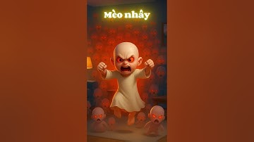 Mèo con tấn công lại ma đầu trọc ...#shorts #cat #ai #meow #meow