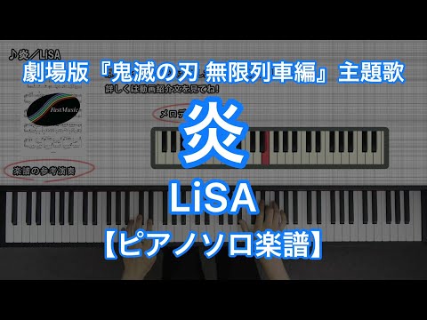 HOMURA『Demon Slayer』 (Piano Solo・Intermediate) - LiSA