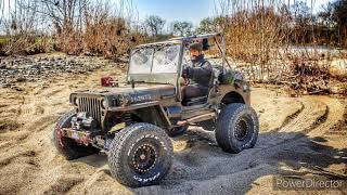 Rochobby 1941Mb Scaler ((1/6 Scale Willys Jeep)) With Falken Wildpeak A/T And Hobbywing Fusion