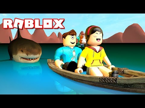 Let S Have A Picnic Roblox Shark Bite W Dollastic Plays - karina playing roblox shark bite