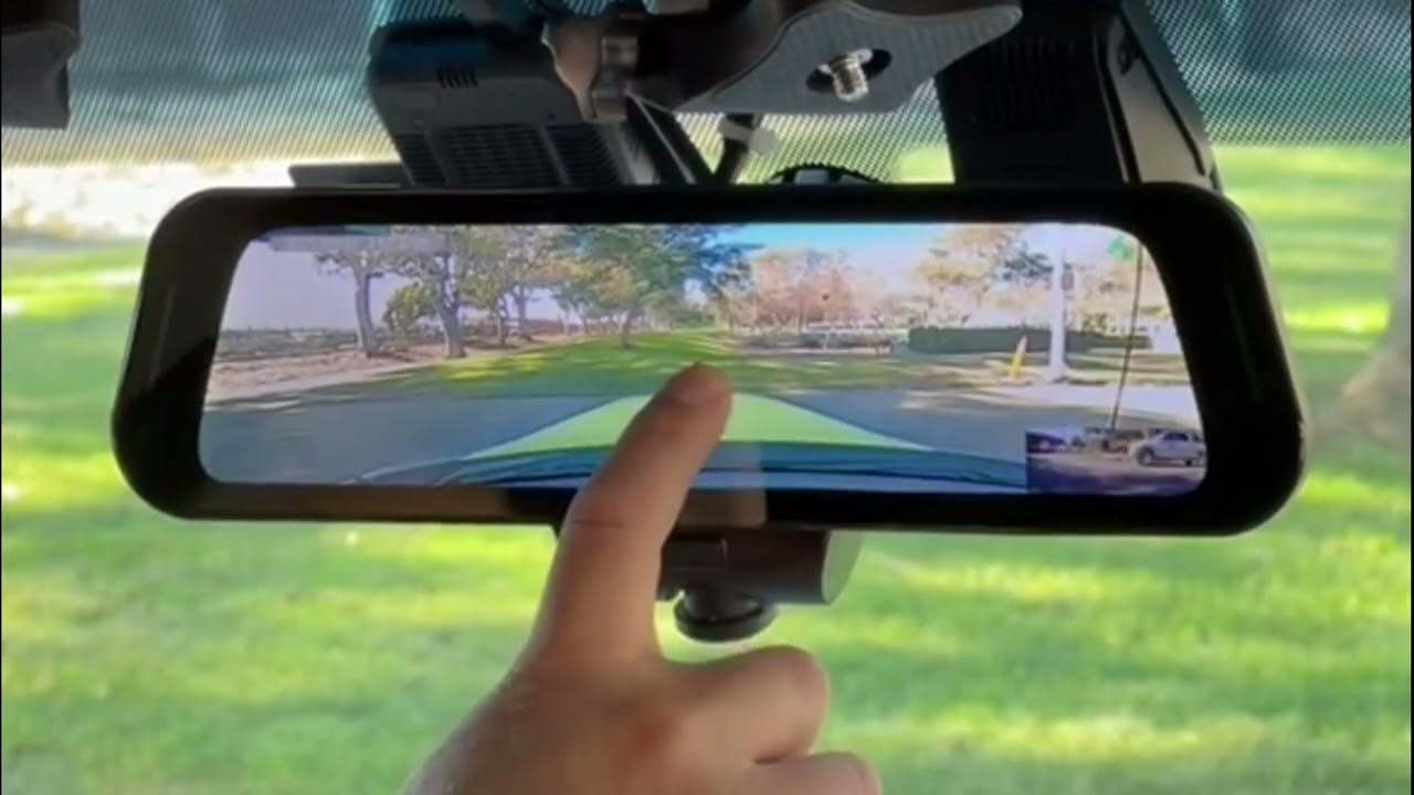 RYDEEN 360 VIEW Dash Cam Explained, rearview mirror with builtin