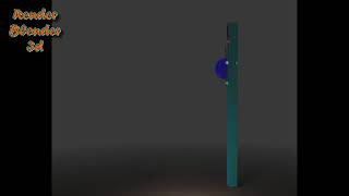 particle indian flag render in blender animation #shorts