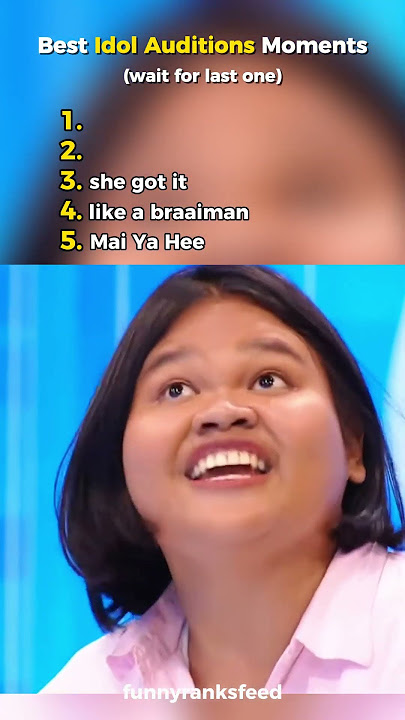 Top 5 Funniest Idol Auditions Ever! #audition #ranking #top5 #viralvideo