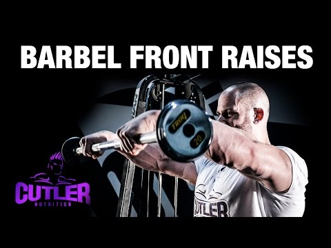 Video: barbell front raise