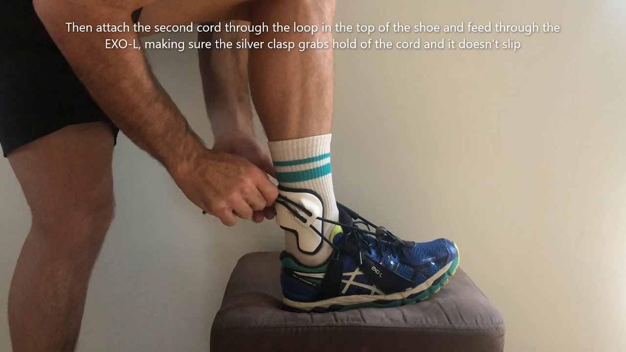 ankle brace inside shoe