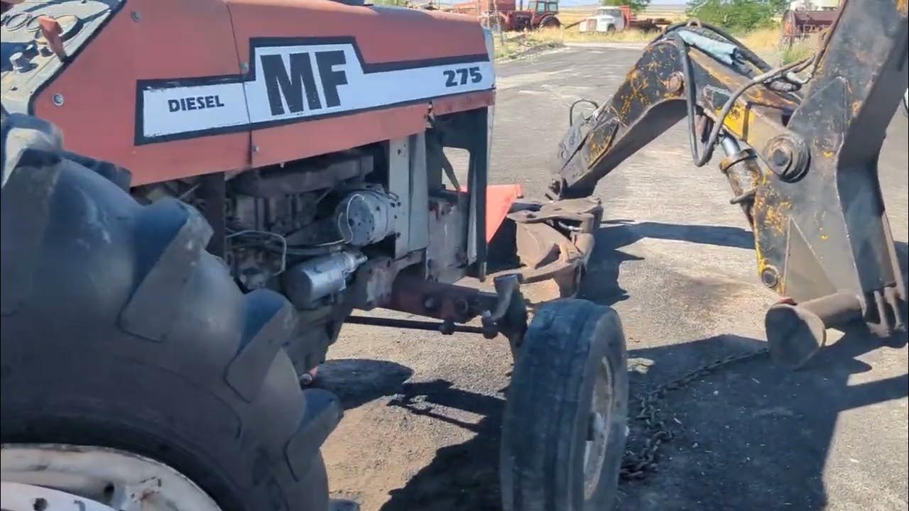 What causes white smoke? Massey Ferguson 275 diesel farm tractor with