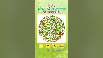 If You Can See This Number, Your Color Vision Is Genius-Level