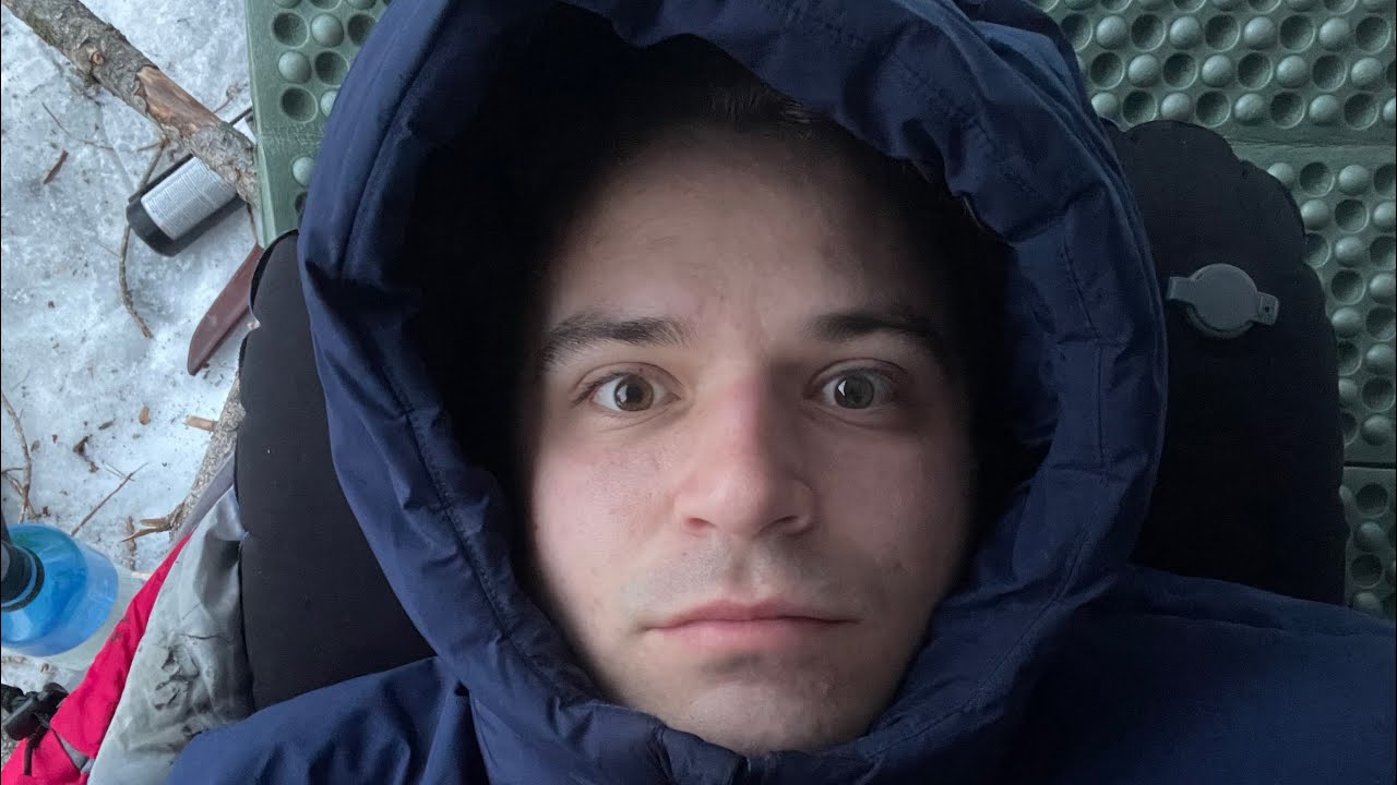 Camp With Me: $100 Hot Tent in Extreme Cold