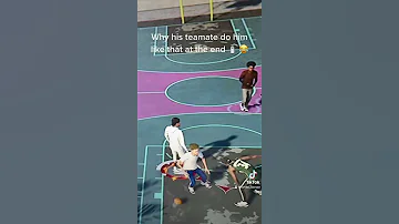 2K21 GlITCHY Dunk Park clip teamate gets disrespectful at the end 😂🧂