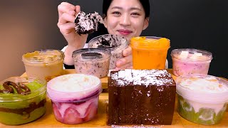 🍮Pudding😍탱글촉촉✨입에서 살살 녹는 푸딩 먹방❤ [Chocolate,Matcha, Nutella,Strawberry, Oreo,Yellow Cheese] Mukbang