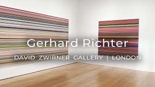 Gerhard Richter at the David Zwirner Gallery in London