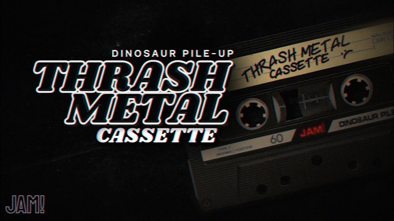 Dinosaur Pile-Up - Thrash Metal Cassette (Lyric Video)