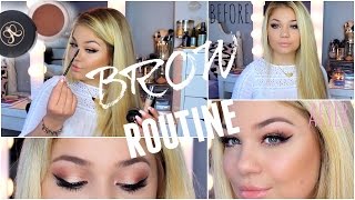 My Current Eyebrow Routine 2015 | Blissfulbrii