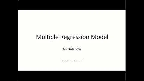 Multiple Regression Model
