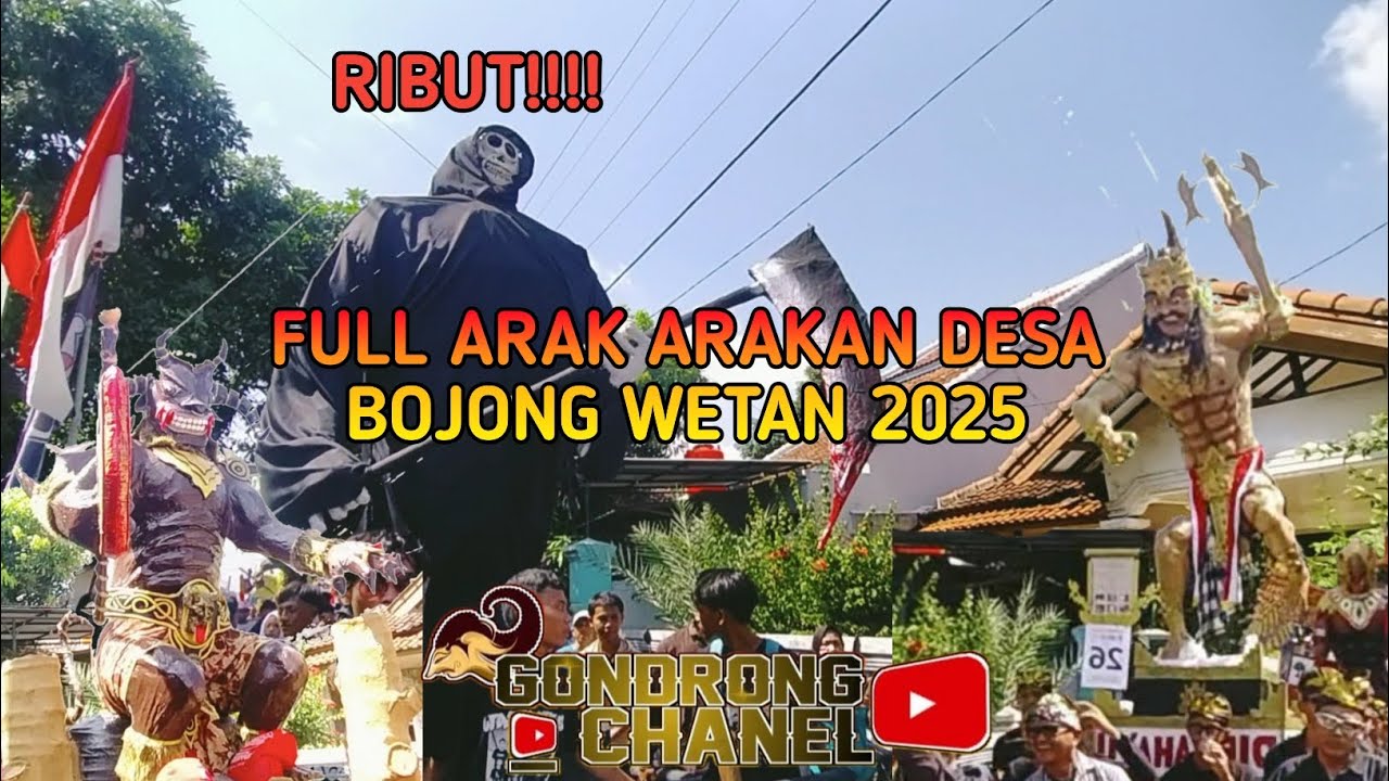 RIBUT!!!!😱😱 ARAK ARAKAN DESA BOJONG WETAN 2025