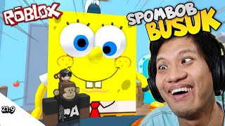 PAHLAWAN NYEMOT MAU MENCURI RESEP KRABBY PATTY!! Escape The Krusty Crab [INDO] ~Game Kocak!!