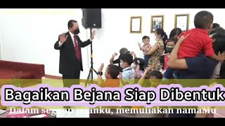 Miniatura de vídeo de "BAGAIKAN BEJANA SIAP DIBENTUK (Ku Mau S'perti Mu Yesus) || Lirik lagu Rohani Kristen"