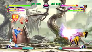 Filter comparison footage from marvel vs. capcom 2 on the playstation
3.