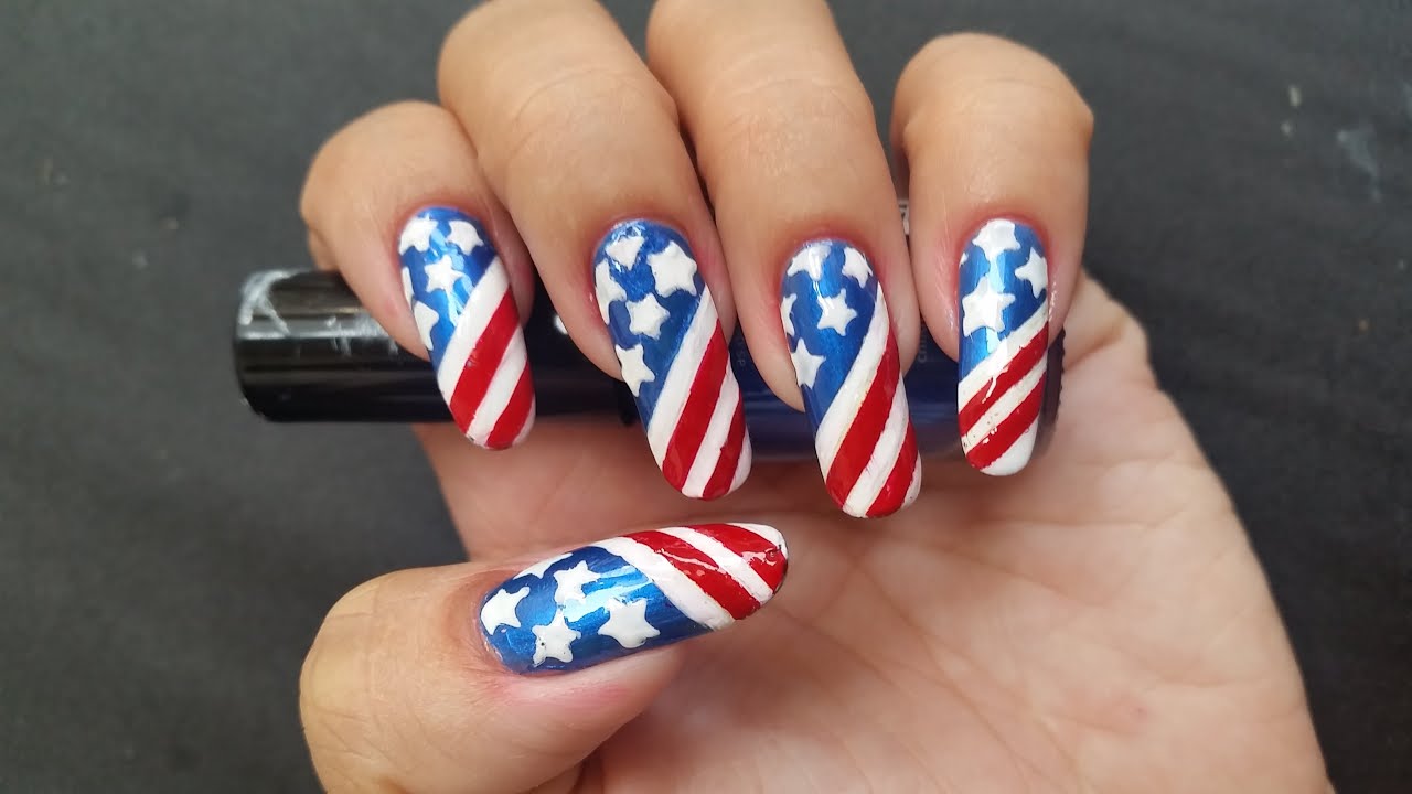 Labor Day/independence Day Press Nails Nails 4th July - Temu