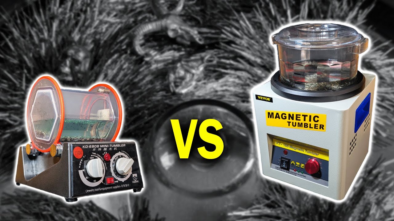 Vevor Magnetic Tumbler Review: 10 Minutes Jewelry Polishing Test vs. Rotary Tumbler