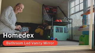 🔥REVIEW🔥 Homedex Bathroom Led Vanity Mirror with 3 Colors Light, Anti-Fog Wall Mounted Makeup Mirror by Battle Team 28 views 2 months ago 5 minutes, 21 seconds