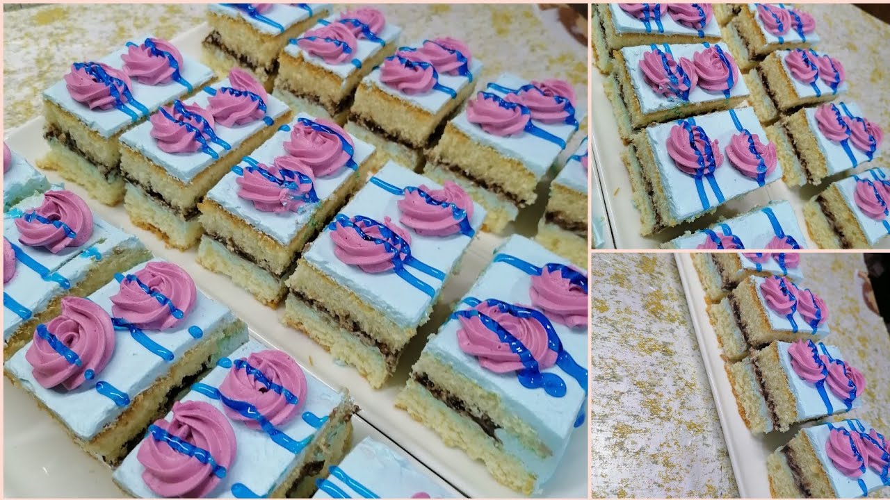 طريقة عمل قطع الكيك بالتفصيل🍰🍰🍰