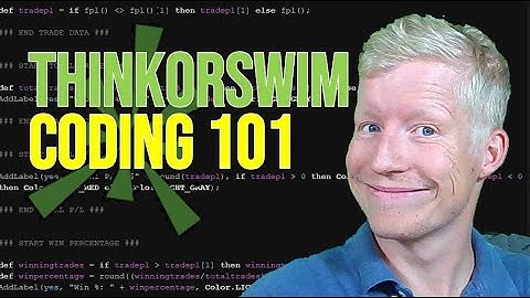 How to Create Custom Studies in ThinkorSwim