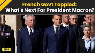 French Government Collapse: PM Francois Bayrou's Govt Toppled; What's Next For President Macron?