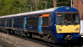 Full Southeastern Blue Refurbished Class 376 - 376027 & 376010 Arrive At New Beckenham For Hayes (Kent) Guide