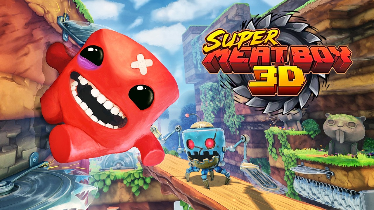 SUPER MEAT BOY 3D - Conferindo Gameplay da Demo!!!