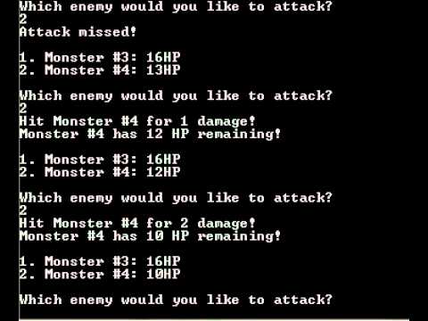 Adventures in Lua: Scripted Battle System Test