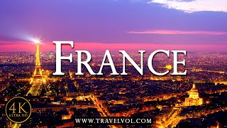 Relaxing FRANCE film with Beautiful piano music | 4K UHD | 2023