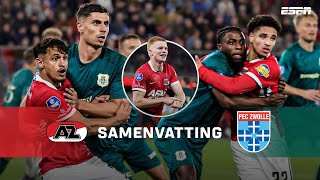 Kees Smit Maakt Zijn Eerste Goal In De Vriendenloterij Eredivisie Samenvatting Az - Pec Zwolle