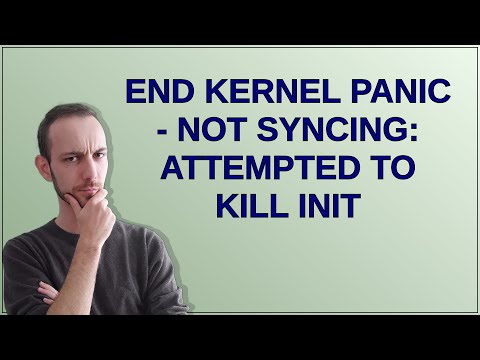 End Kernel panic - not syncing: Attempted to kill init