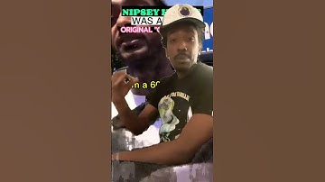 Nipsey Hussle Checks a reporter about respect #mustwatch #laughing #nipseyhussle #reporter