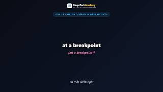 🚀 Day 23 - Media Queries & Breakpoints | English for Frontend Developers