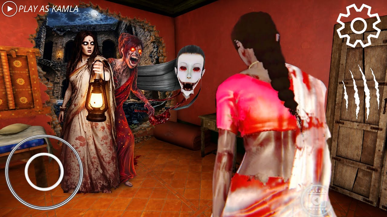 PLAYING AS KAMLA IN BHANGARH FORT HORROR GAME || KAMLA VS SCARY BHANGARH FORT