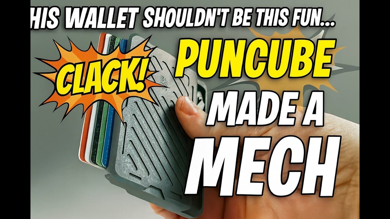 Because Wallet The Puncube Mech Wallet: Because Normal Wallets Are Boring - YouTube