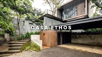 Casa Ethos | Brutalist Concrete House Integrated with Nature and Living Trees